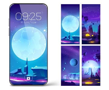 screen illustrations design image